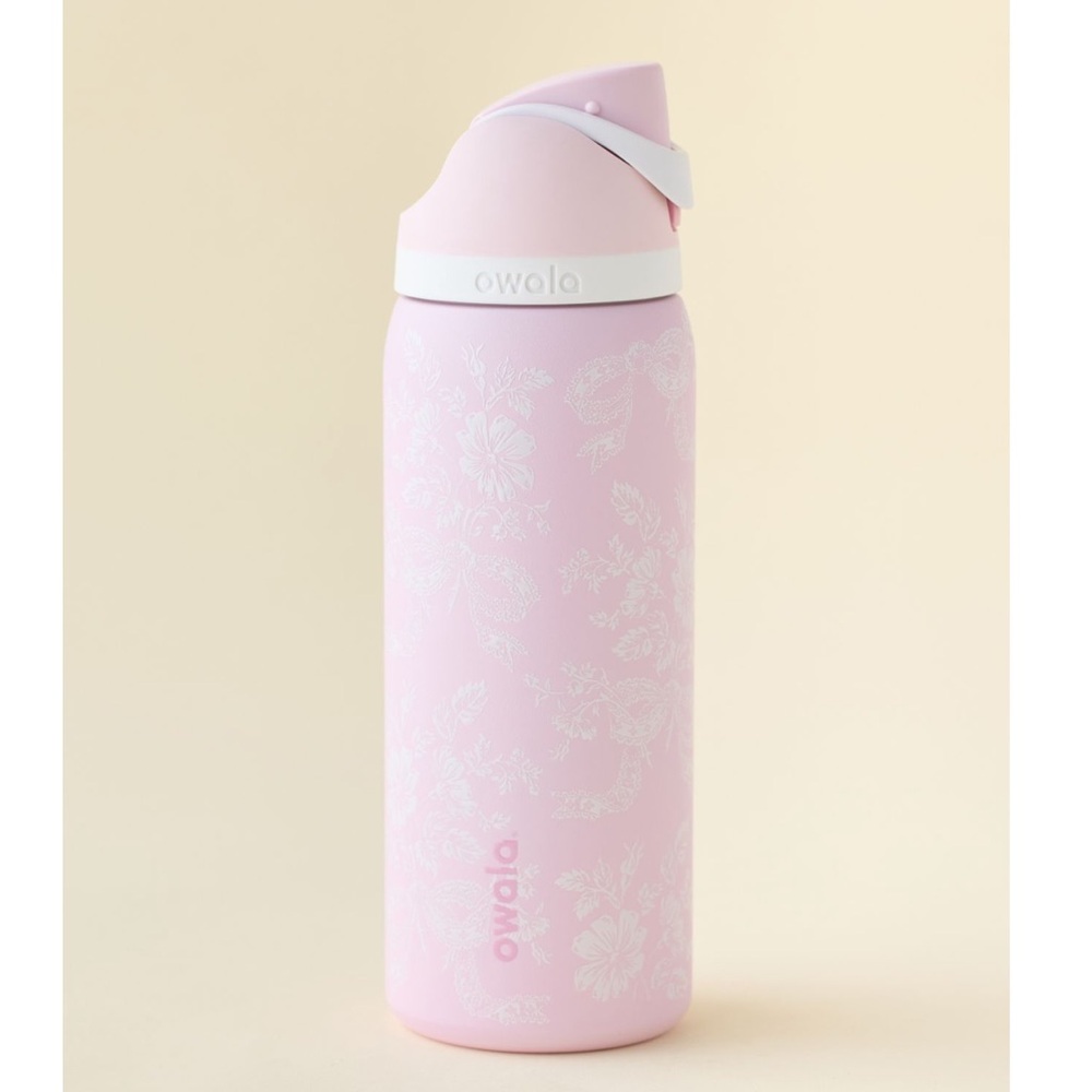 NWT Ribbon Toile Owala UO Exclusive FreeSip 32oz Water Bottle - Picture 5 of 11